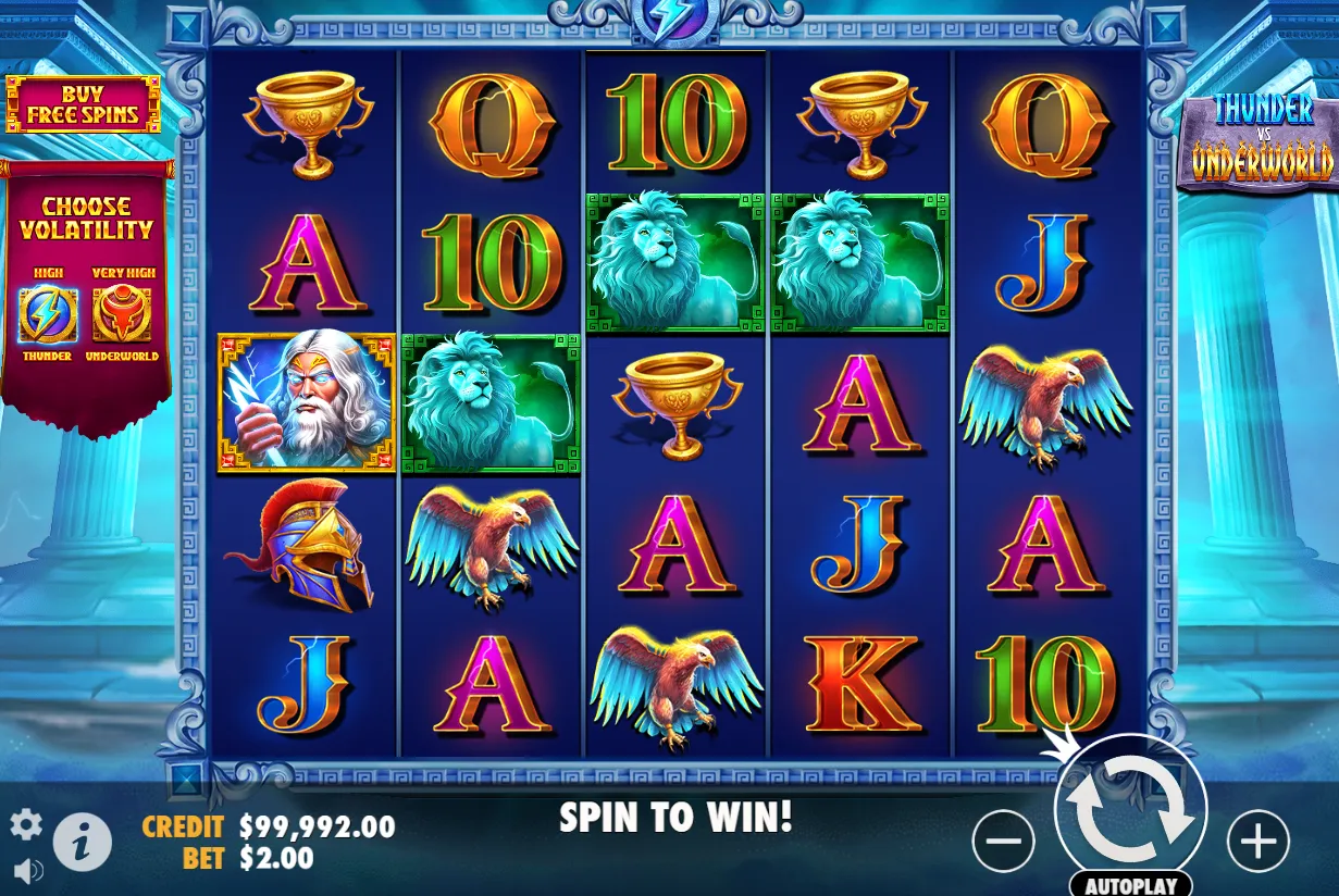 Thunder vs Underworld Slot